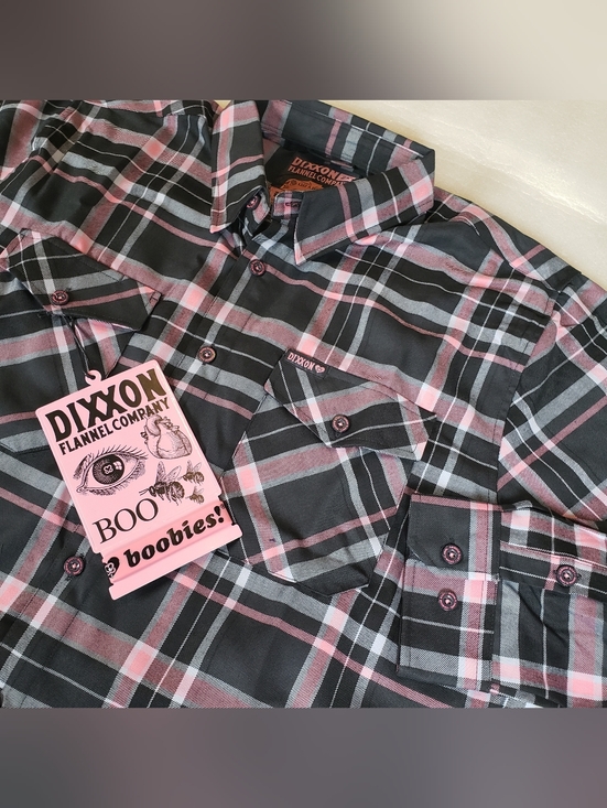 DIXXON Other - NWT Dixxon Men's 2X 2XL "I Love Boobies 2025" Flannel Shirt